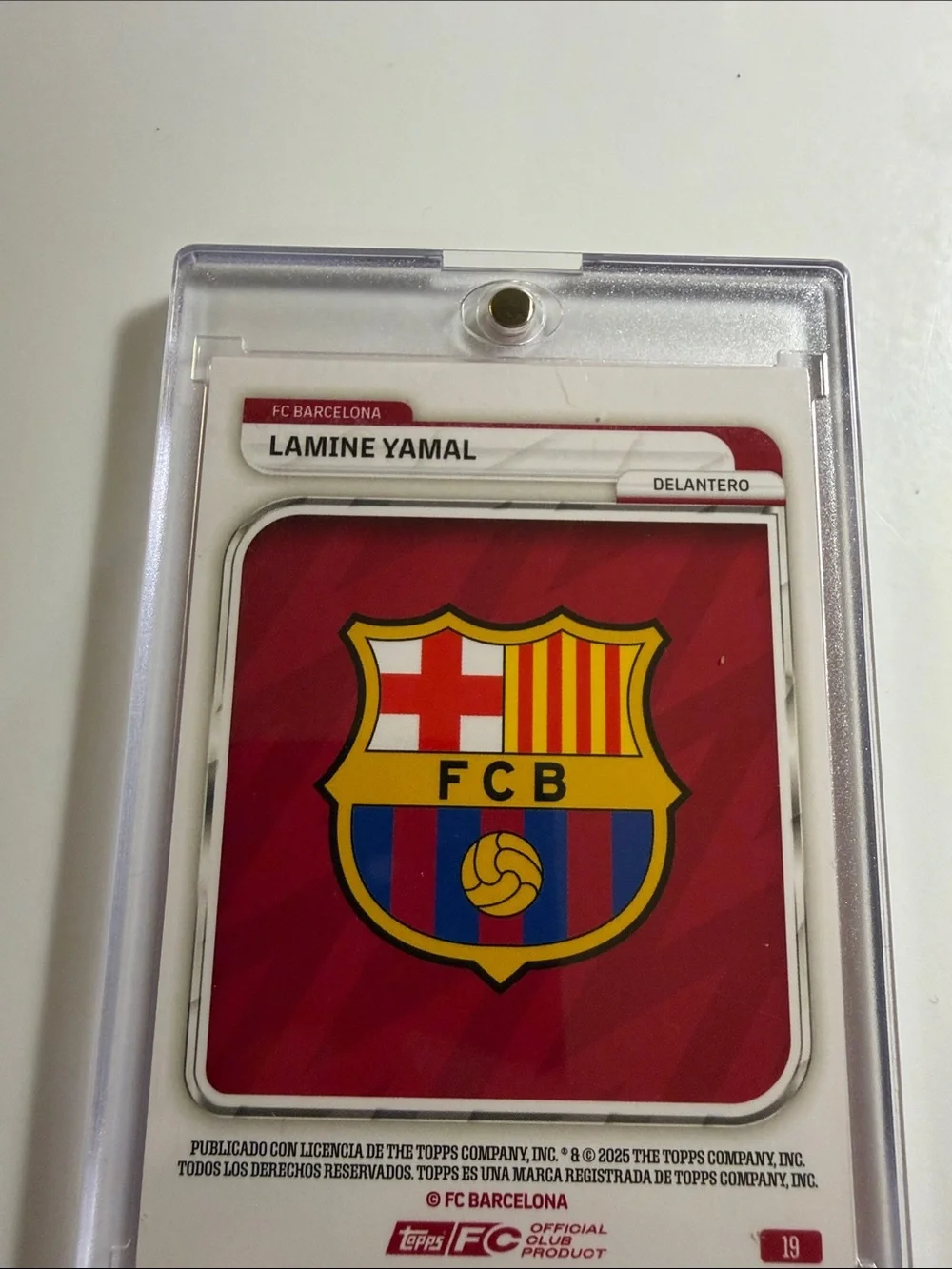 Topps Pink FC Barcelona Lamine Yamal Soccer Card